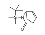 3-[tert-butyl(dimethyl)silyl]-3-azabicyclo[2.2.1]hept-5-en-2-one结构式