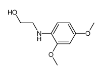 N-(2-hydroxyethyl)-2,4-dimethoxyaniline结构式