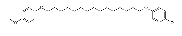 1,15-bis-(4-methoxy-phenoxy)-pentadecane Structure