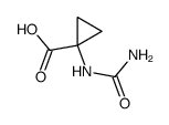 1-ureido-cyclopropanecarboxylic acid结构式