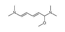 5-methoxy-N1,N1,N5,N5-tetramethylpenta-1,3-diene-1,5-diamine结构式