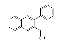 3-(hydroxymethyl)-2-phenylquinoline结构式