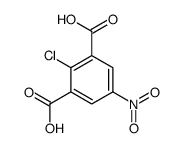 2-chloro-5-nitrobenzene-1,3-dicarboxylic acid结构式