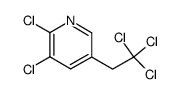2,3-dichloro-5-(2,2,2-trichloroethyl)-pyridine结构式