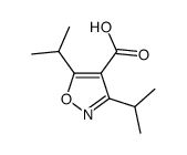 4-Isoxazolecarboxylic acid,3,5-diisopropyl- (7CI) structure