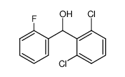 α-(2,6-Dichloro-phenyl)-o-fluorobenzyl alcohol结构式