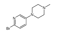 1-(6-溴吡啶-3-基)-4-甲基哌嗪结构式