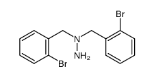 N,N-bis-(2-bromo-benzyl)-hydrazine结构式