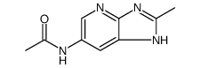 Acetamide,N-(2-methyl-1H-imidazo[4,5-b]pyridin-6-yl)- (9CI) Structure