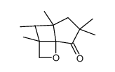 3,3,5,5,7,7-hexamethyl-1-oxaspiro[3.4]octan-8-one结构式