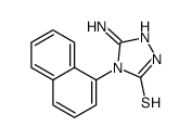 3-amino-4-naphthalen-1-yl-1H-1,2,4-triazole-5-thione Structure