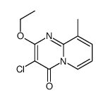 3-chloro-2-ethoxy-9-methylpyrido[1,2-a]pyrimidin-4-one结构式