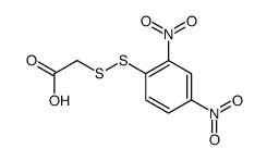 2-[(2,4-dinitrophenyl)disulfanyl]acetic acid结构式