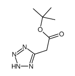 tert-butyl 2-(2H-tetrazol-5-yl)acetate结构式