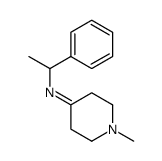 1-Methyl-4-(α-phenylethylimino)piperidine结构式