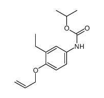 propan-2-yl N-(3-ethyl-4-prop-2-enoxyphenyl)carbamate结构式