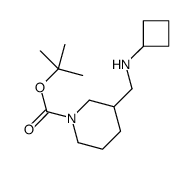 1-BOC-3-CYCLOBUTYLAMINOMETHYL-PIPERIDINE structure