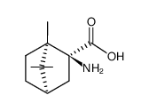 (1R)-2-amino-1,7,7-trimethyl-norbornane-2exo-carboxylic acid Structure