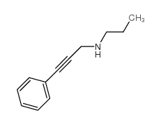 3-phenyl-n-propylprop-2-yn-1-amine结构式