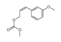 3-(3-methoxyphenyl)prop-2-enyl methyl carbonate Structure