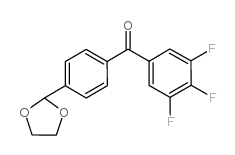4'-(1,3-DIOXOLAN-2-YL)-3,4,5-TRIFLUOROBENZOPHENONE picture