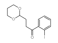 3-(1,3-DIOXAN-2-YL)-2'-IODOPROPIOPHENONE structure