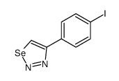 4-(4-iodophenyl)selenadiazole Structure