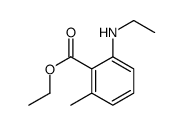 ethyl 2-(ethylamino)-6-methylbenzoate结构式