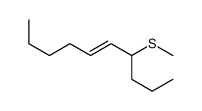 4-methylsulfanyldec-5-ene Structure