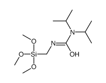 1,1-di(propan-2-yl)-3-(trimethoxysilylmethyl)urea结构式