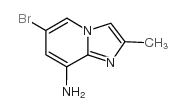 6-bromo-2-methylimidazo[1,2-a]pyridin-8-amine Structure