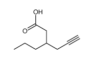 3-propylhex-5-ynoic acid Structure