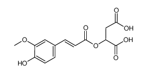 trans-feruloyl malate Structure