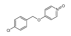 Pyridine, 4-[(4-chlorophenyl)methoxy]-, 1-oxide结构式