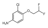 3-Chloro-4-(2,2-difluoroethoxy)aniline Structure