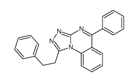 5-phenyl-1-(2-phenylethyl)-[1,2,4]triazolo[4,3-a]quinazoline Structure