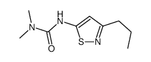1,1-dimethyl-3-(3-propyl-1,2-thiazol-5-yl)urea Structure