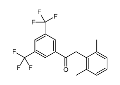 1-[3,5-bis(trifluoromethyl)phenyl]-2-(2,6-dimethylphenyl)ethanone Structure
