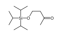 4-tri(propan-2-yl)silyloxybutan-2-one Structure