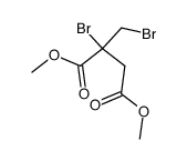 dimethyl 2-bromo-2-(bromomethyl)succinate结构式
