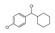 1-chloro-4-[chloro(cyclohexyl)methyl]benzene Structure