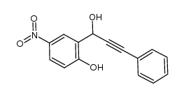 2-(1-hydroxy-3-phenylprop-2-yn-1-yl)-4-nitrophenol Structure