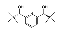 (+/-)-2,6-bis(1'-hydroxy-2',2'-dimethylpropyl)pyridine结构式