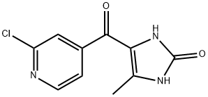 2H-Imidazol-2-one,4-[(2-chloro-4-pyridinyl)carbonyl]-1,3-dihydro-5-methyl-结构式