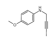 N-(but-2-ynyl)-4-(methyloxy)aniline结构式