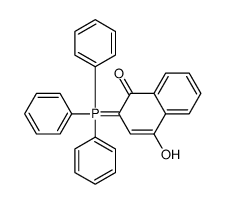 4-hydroxy-2-(triphenyl-λ5-phosphanylidene)naphthalen-1-one Structure