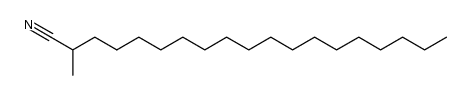 2-methylnonadecanenitrile Structure