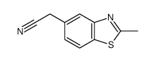 5-Benzothiazoleacetonitrile,2-methyl-(6CI,9CI) Structure
