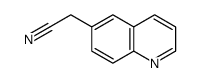 2-(喹啉-6-基)乙腈结构式