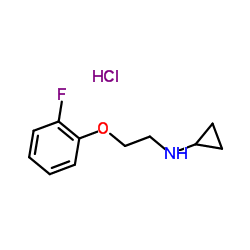 N-[2-(2-Fluorophenoxy)ethyl]cyclopropanamine hydrochloride (1:1) Structure